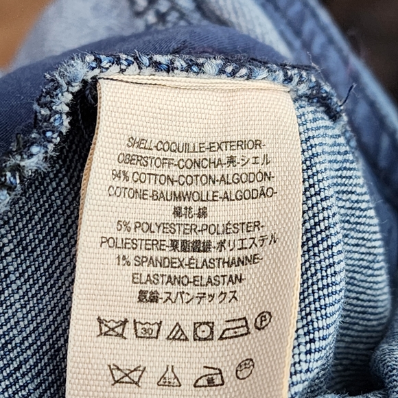 Free People Women's Zip Front Tapered Leg Denim Dungarees - Picture 9 of 10